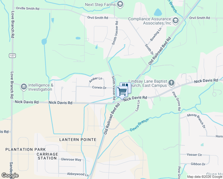 map of restaurants, bars, coffee shops, grocery stores, and more near 144 Smith Vasser Road in Harvest