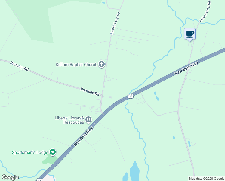 map of restaurants, bars, coffee shops, grocery stores, and more near 1140 Kellum Loop Road in Jacksonville