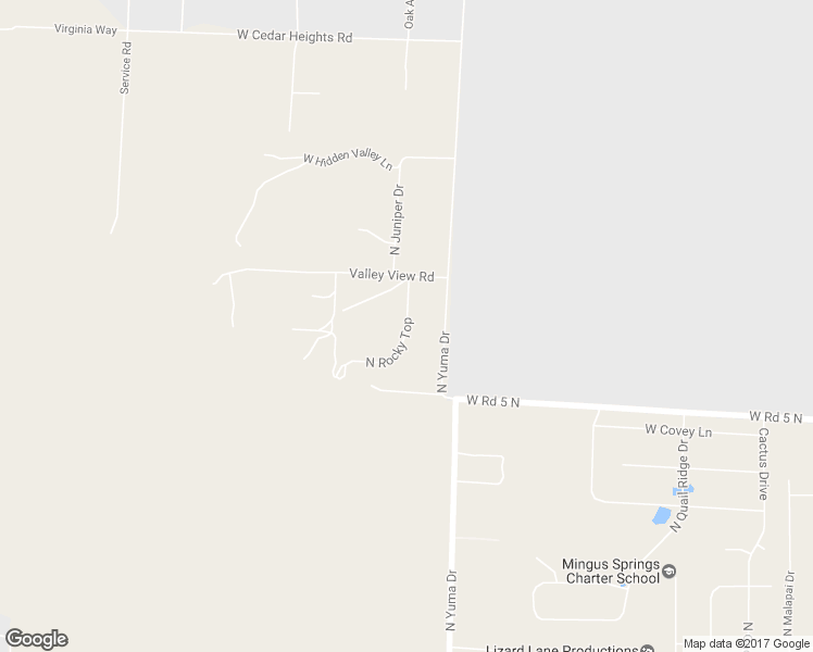 map of restaurants, bars, coffee shops, grocery stores, and more near 4212 North Rocky Top in Chino Valley