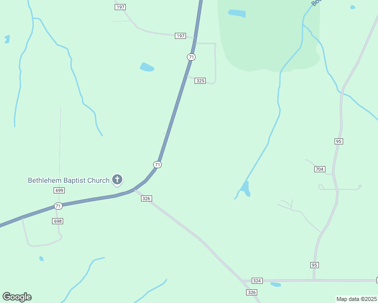map of restaurants, bars, coffee shops, grocery stores, and more near 25398 Alabama 71 in Flat Rock