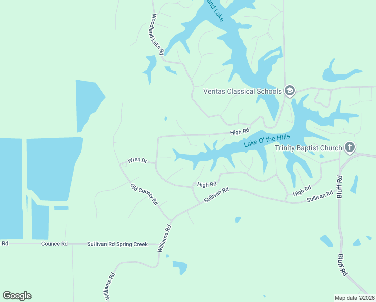 map of restaurants, bars, coffee shops, grocery stores, and more near 3571 Ben Lendis Ridge in Hernando
