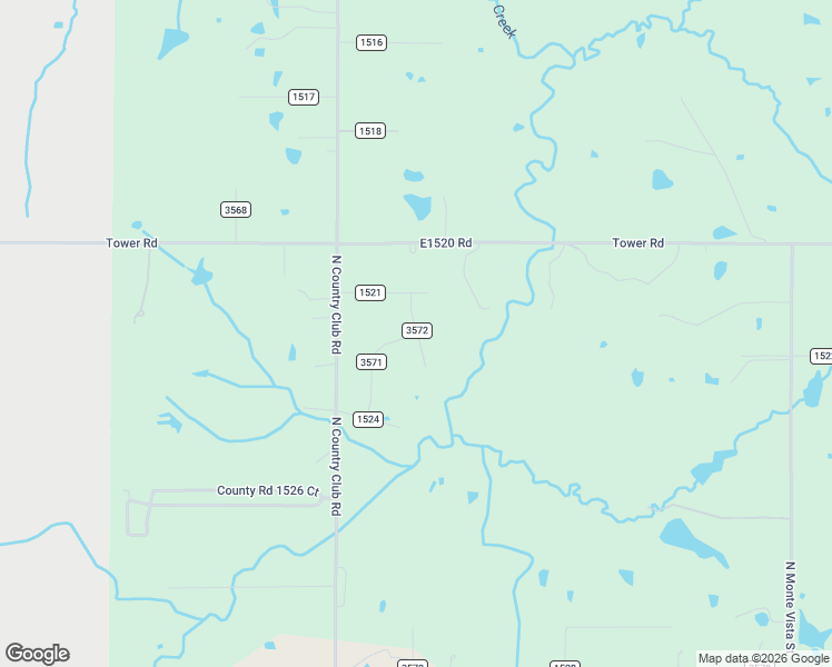 map of restaurants, bars, coffee shops, grocery stores, and more near 17101 County Road 1521 in Ada