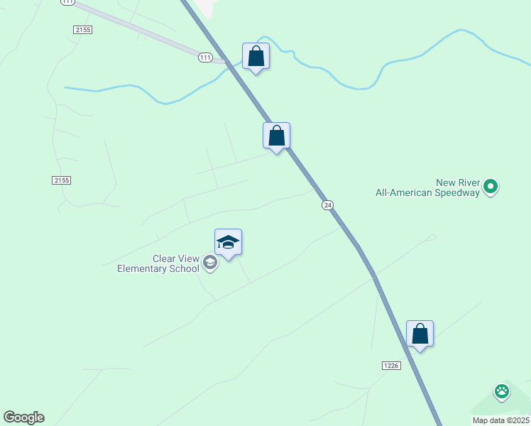 map of restaurants, bars, coffee shops, grocery stores, and more near 107 Weste Avenue in Jacksonville