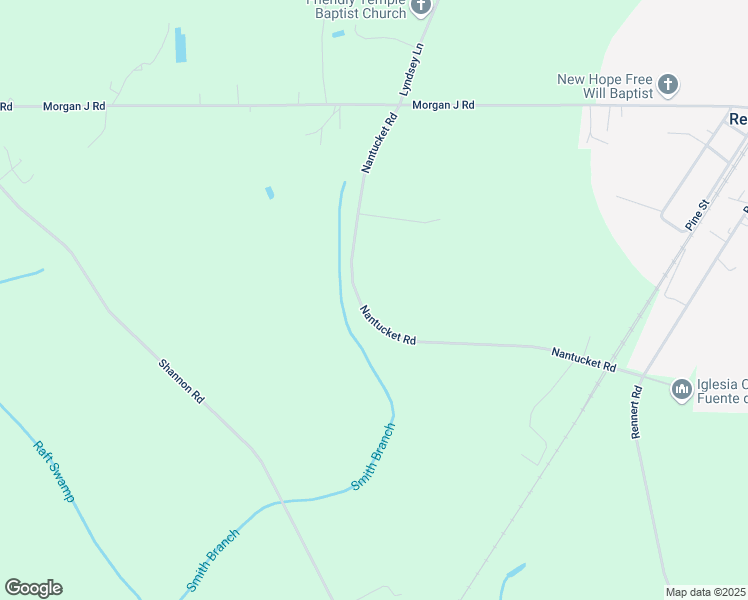 map of restaurants, bars, coffee shops, grocery stores, and more near 704 Nantucket Road in Red Springs