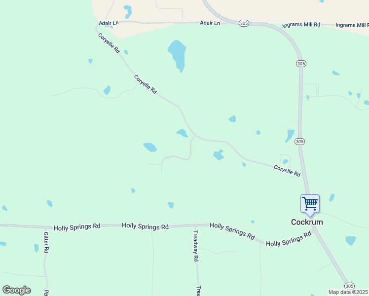 map of restaurants, bars, coffee shops, grocery stores, and more near 9380 Thornridge Drive in Hernando
