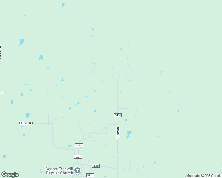 map of restaurants, bars, coffee shops, grocery stores, and more near 12201 County Road 3480 in Ada