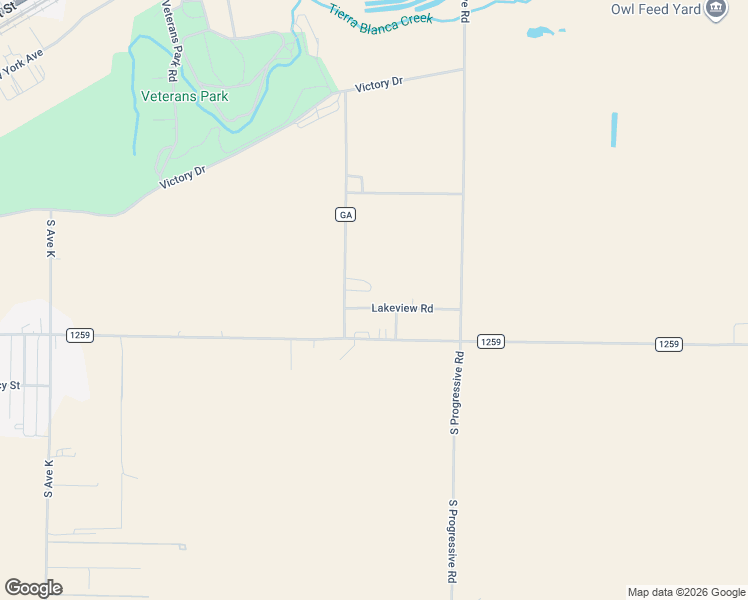 map of restaurants, bars, coffee shops, grocery stores, and more near 3809 Lakeview Road in Hereford