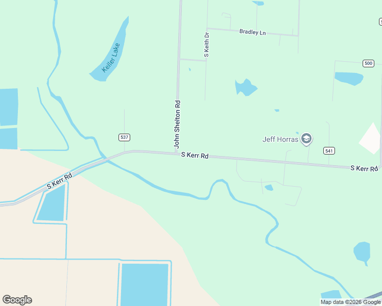 map of restaurants, bars, coffee shops, grocery stores, and more near 2780-2798 South Kerr Road in Lonoke