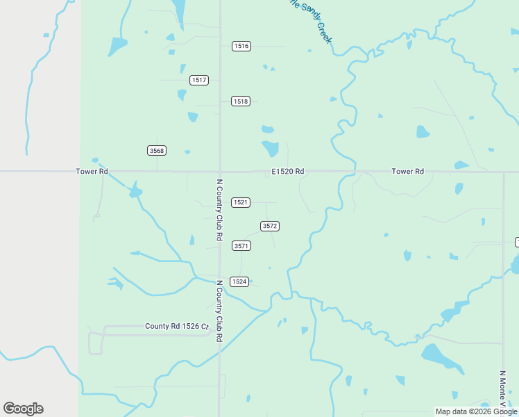 map of restaurants, bars, coffee shops, grocery stores, and more near 17101 County Road 1521 in Ada