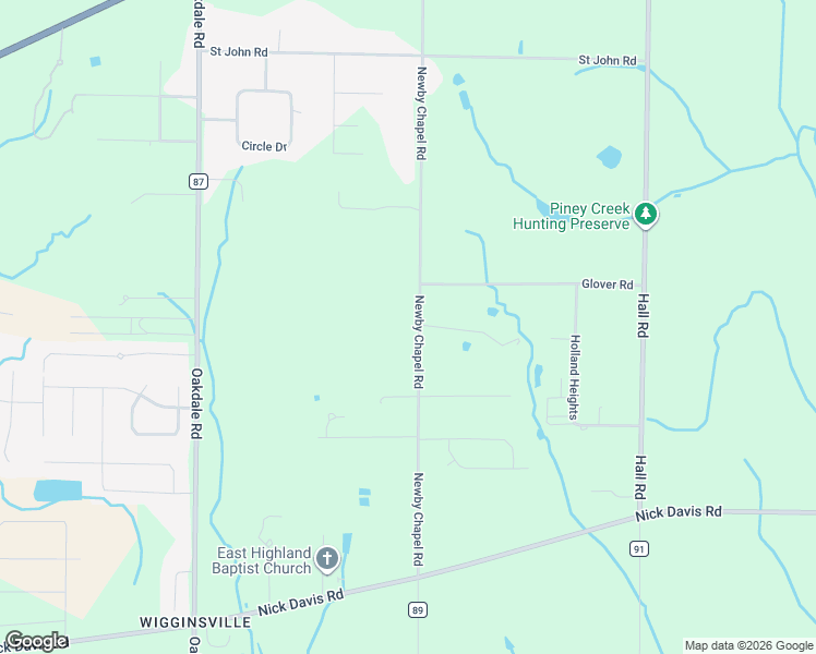 map of restaurants, bars, coffee shops, grocery stores, and more near 17400 Newby Chapel Road in Athens