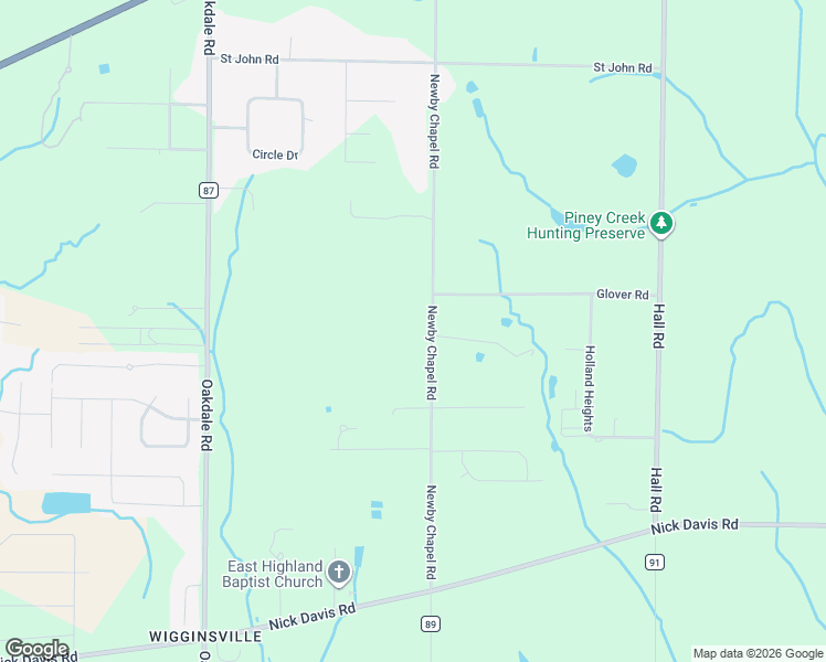 map of restaurants, bars, coffee shops, grocery stores, and more near 17400 Newby Chapel Road in Athens