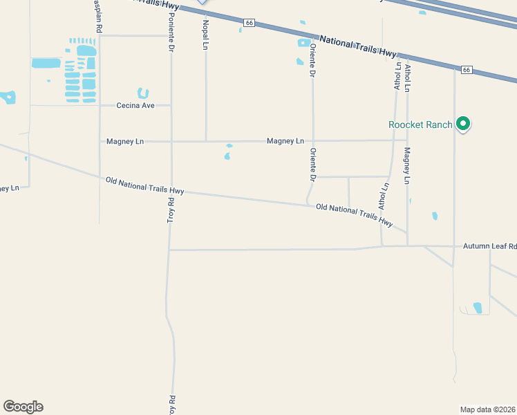 map of restaurants, bars, coffee shops, grocery stores, and more near in Newberry Springs