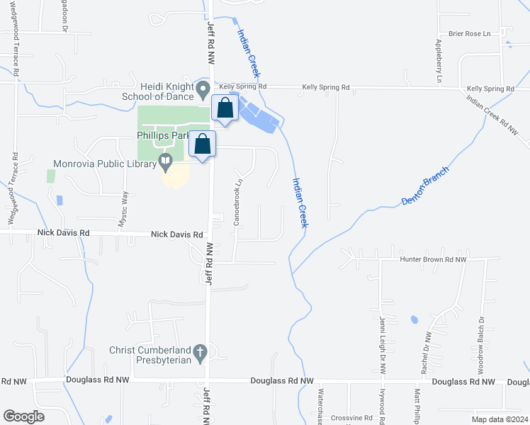 map of restaurants, bars, coffee shops, grocery stores, and more near 109 Sterling Drive Northwest in Huntsville