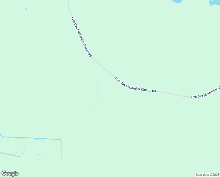 map of restaurants, bars, coffee shops, grocery stores, and more near 2570 Live Oak Methodist Church Road in White Oak