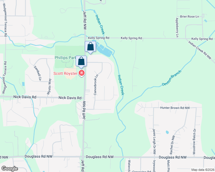 map of restaurants, bars, coffee shops, grocery stores, and more near 140 Springview Lane in Huntsville
