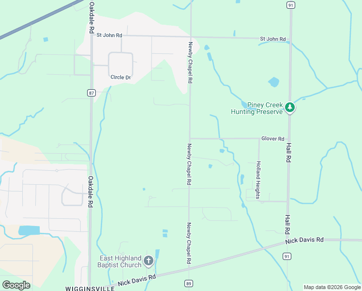 map of restaurants, bars, coffee shops, grocery stores, and more near 17516 Newby Chapel Road in Athens