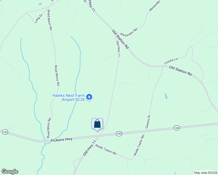 map of restaurants, bars, coffee shops, grocery stores, and more near 157 Burnt Tanyard Road in West Union