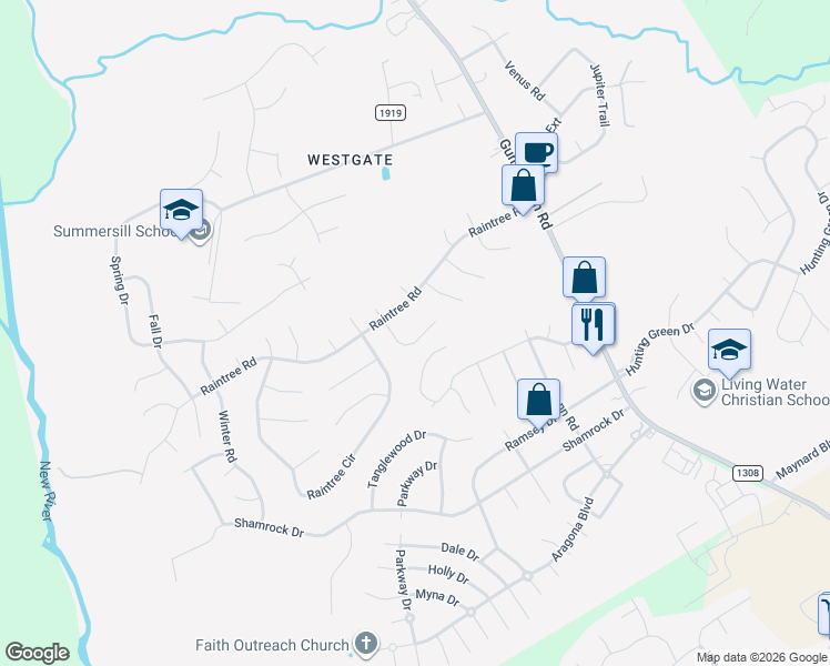 map of restaurants, bars, coffee shops, grocery stores, and more near 213 Stone Point Lane in Jacksonville