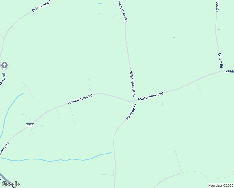map of restaurants, bars, coffee shops, grocery stores, and more near 3442 Fountaintown Road in Chinquapin