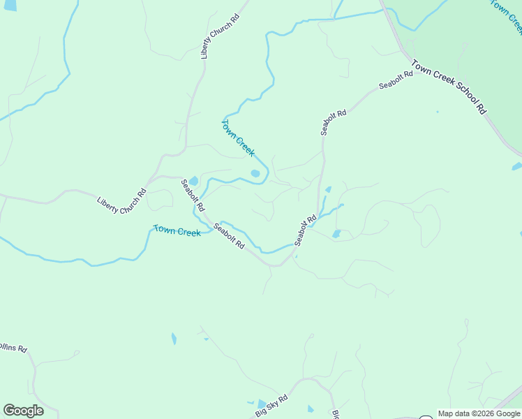 map of restaurants, bars, coffee shops, grocery stores, and more near 102 Maple Lane in Blairsville