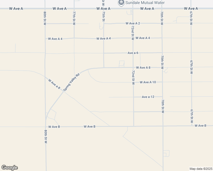 map of restaurants, bars, coffee shops, grocery stores, and more near West Avenue A 10 in Los Angeles County