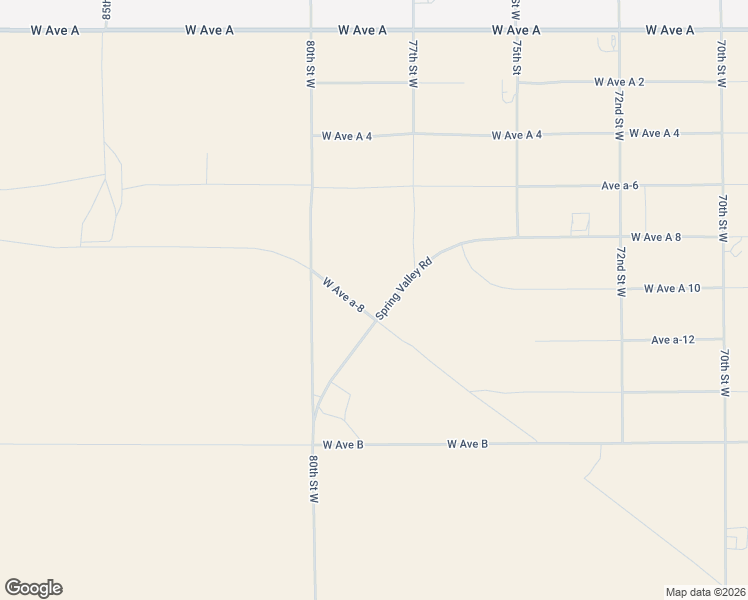 map of restaurants, bars, coffee shops, grocery stores, and more near 78 Antelope Highway in Lancaster