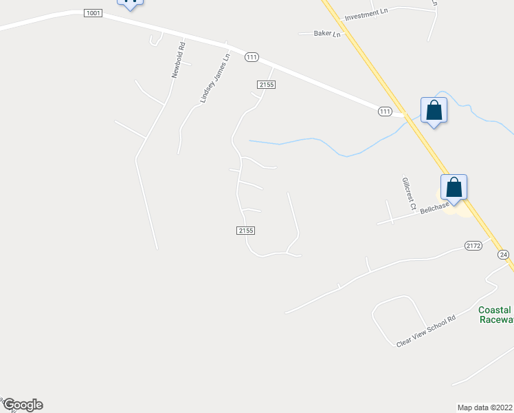 map of restaurants, bars, coffee shops, grocery stores, and more near 207 Sourwood Court in Jacksonville