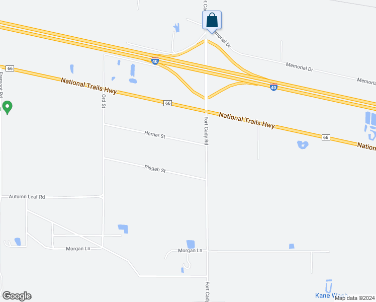 map of restaurants, bars, coffee shops, grocery stores, and more near 47941 Horner Street in Newberry Springs