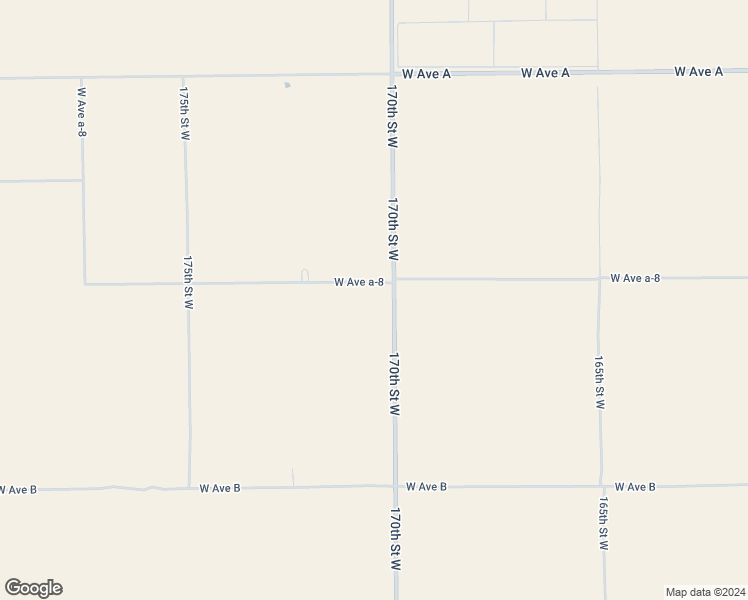 map of restaurants, bars, coffee shops, grocery stores, and more near 17000 West Avenue a-8 in Rosamond
