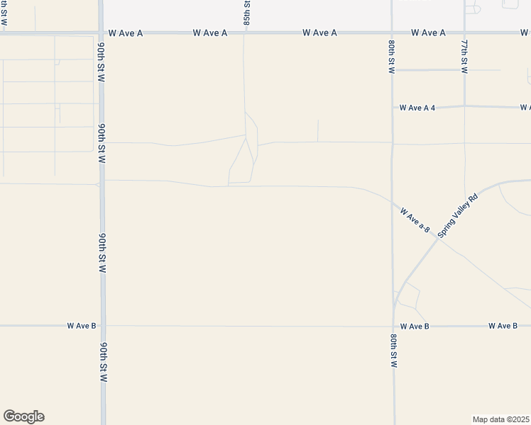 map of restaurants, bars, coffee shops, grocery stores, and more near 85th Street in Lancaster