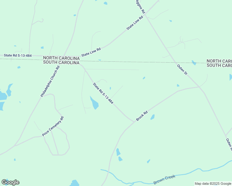 map of restaurants, bars, coffee shops, grocery stores, and more near 135 Briar Patch Road in Pageland