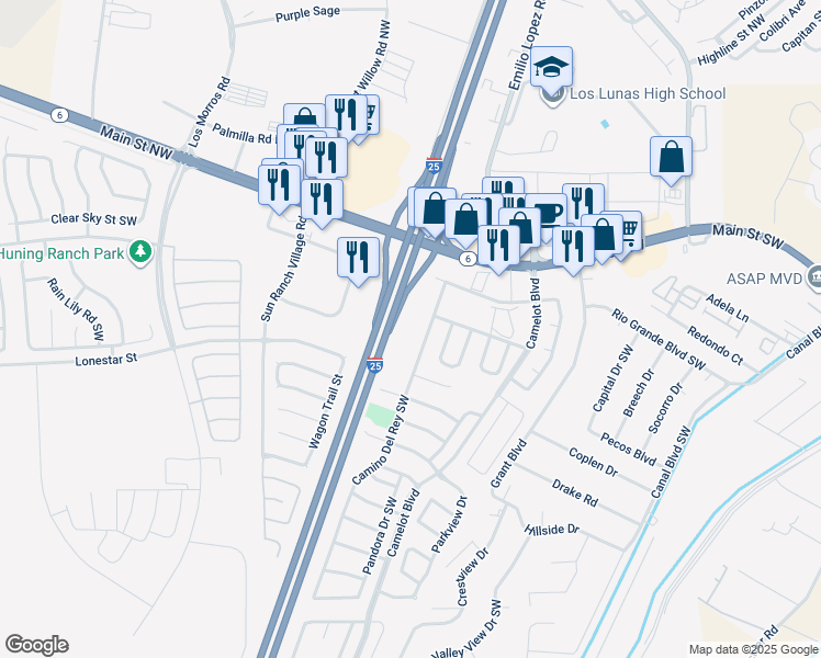 445 Camino Del Rey Southwest, Los Lunas NM Walk Score