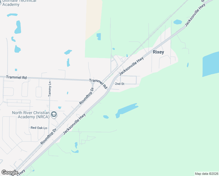 map of restaurants, bars, coffee shops, grocery stores, and more near 6501 Arkansas 161 in North Little Rock