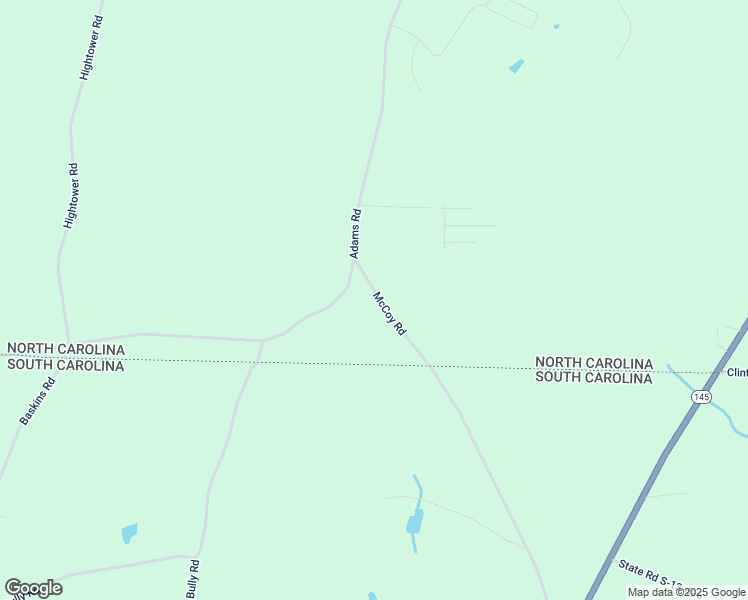 map of restaurants, bars, coffee shops, grocery stores, and more near 116 McCoy Road in Morven