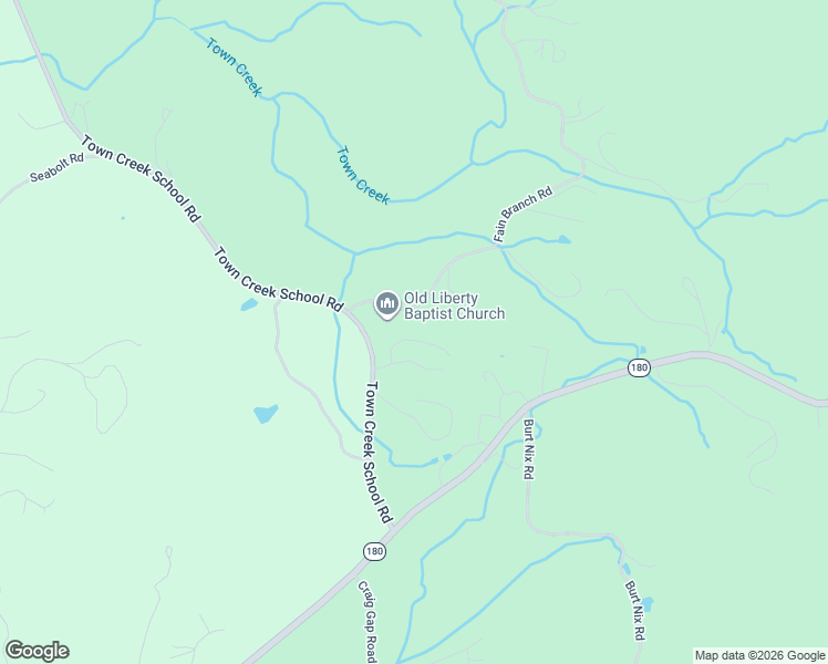map of restaurants, bars, coffee shops, grocery stores, and more near 115 Barnhill Road in Blairsville
