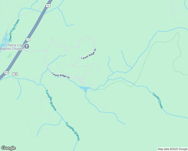 map of restaurants, bars, coffee shops, grocery stores, and more near 77 Brittany Lane in Blue Ridge