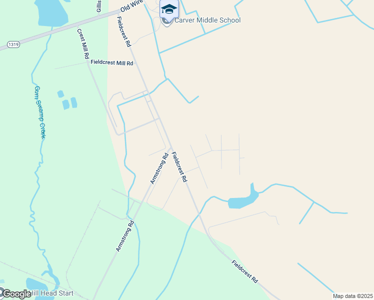 map of restaurants, bars, coffee shops, grocery stores, and more near 18021 Farmwood Drive in Laurinburg