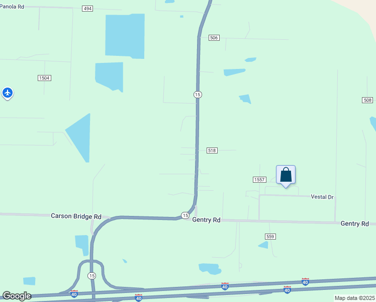 map of restaurants, bars, coffee shops, grocery stores, and more near 3840 Arkansas 15 in Lonoke
