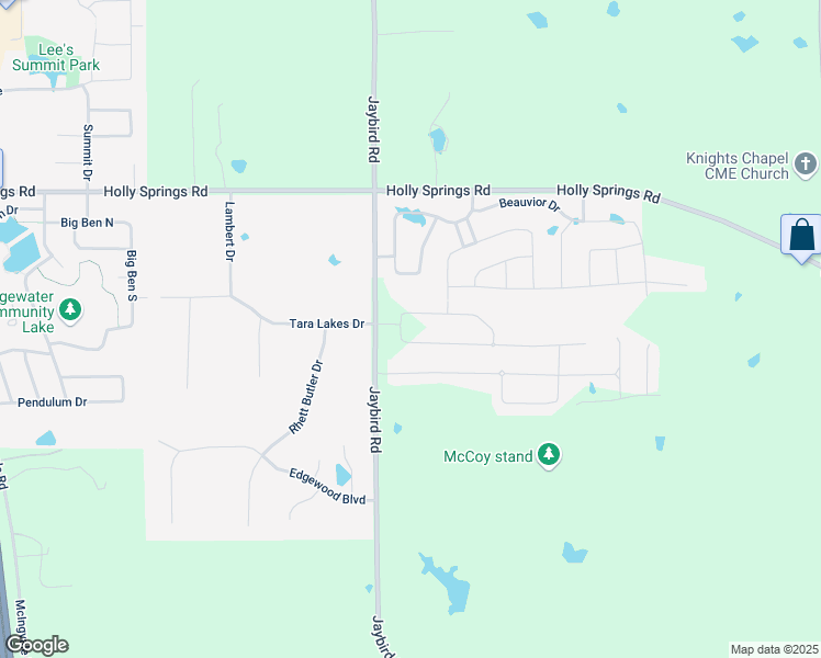 map of restaurants, bars, coffee shops, grocery stores, and more near 3226-3328 Jaybird Road in Hernando