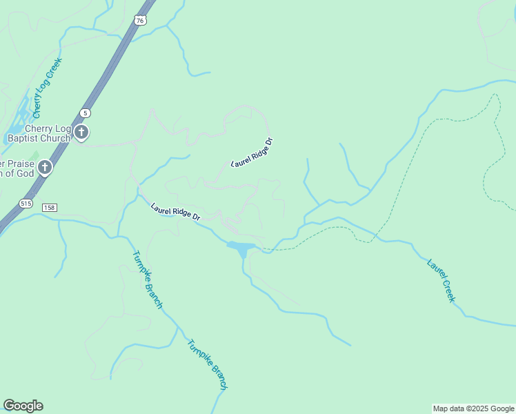 map of restaurants, bars, coffee shops, grocery stores, and more near 77 Brittany Lane in Blue Ridge
