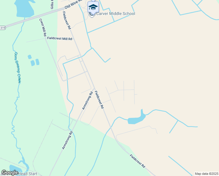 map of restaurants, bars, coffee shops, grocery stores, and more near 18021 Farmwood Drive in Laurinburg