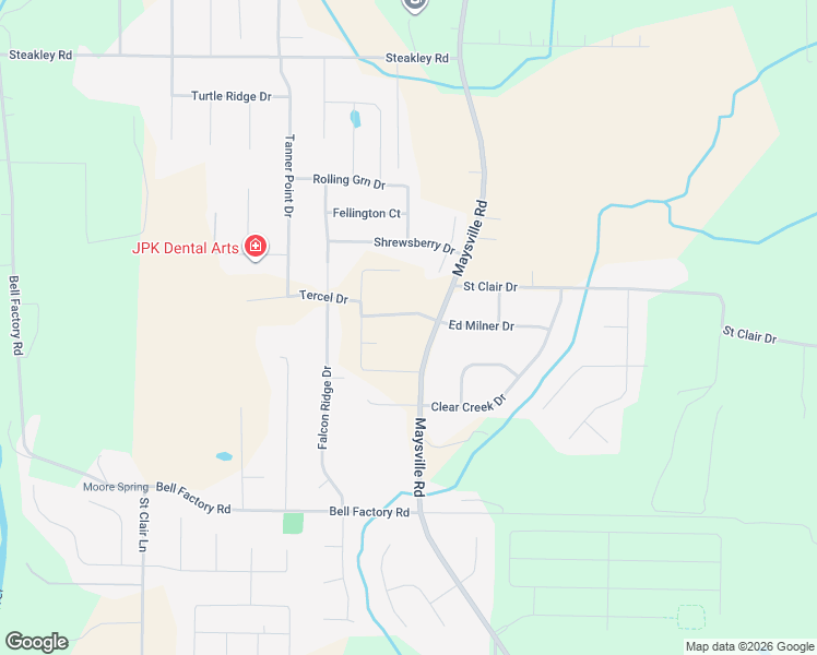 map of restaurants, bars, coffee shops, grocery stores, and more near 4608 Maysville Road in New Market