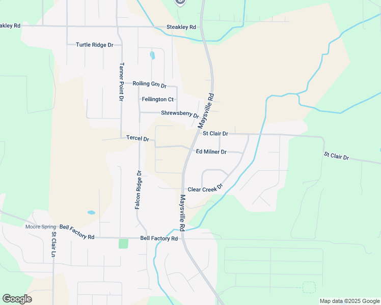 map of restaurants, bars, coffee shops, grocery stores, and more near 4635 Maysville Road Northeast in New Market