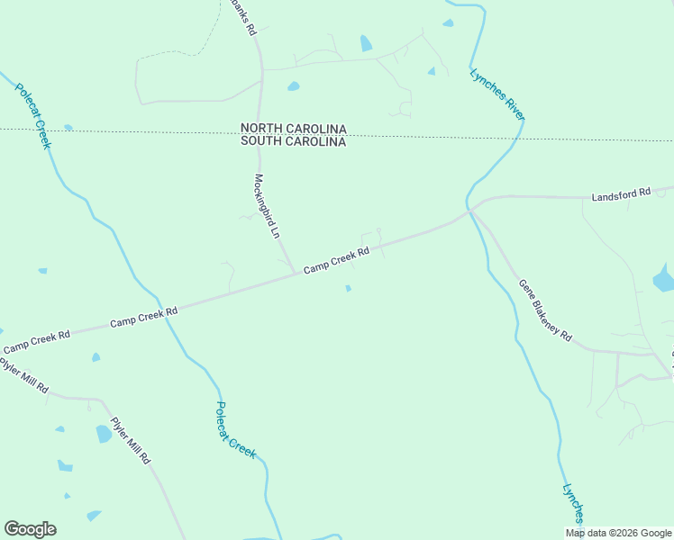 map of restaurants, bars, coffee shops, grocery stores, and more near 6593 Camp Creek Road in Lancaster