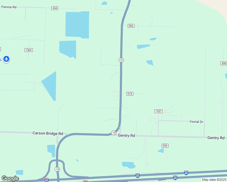 map of restaurants, bars, coffee shops, grocery stores, and more near 3840 Arkansas 15 in Lonoke