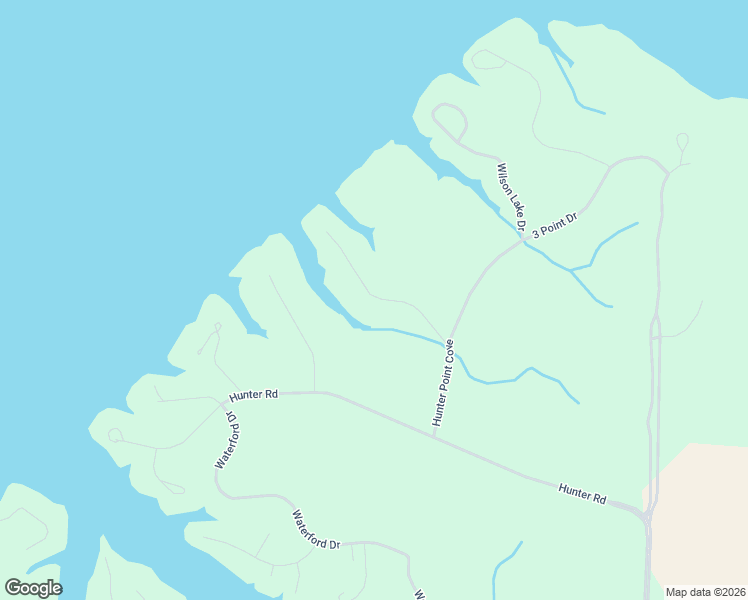 map of restaurants, bars, coffee shops, grocery stores, and more near 585-667 Hunter Point Cove in Muscle Shoals