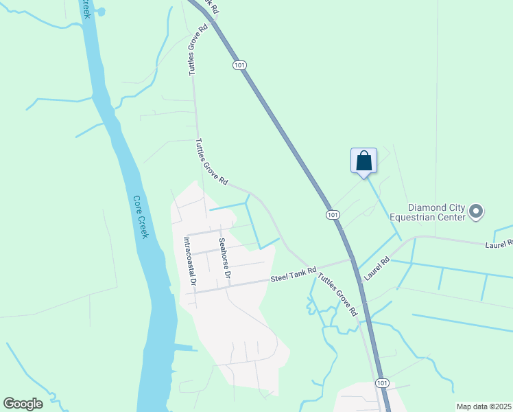 map of restaurants, bars, coffee shops, grocery stores, and more near 756 Tuttles Grove Road in Beaufort