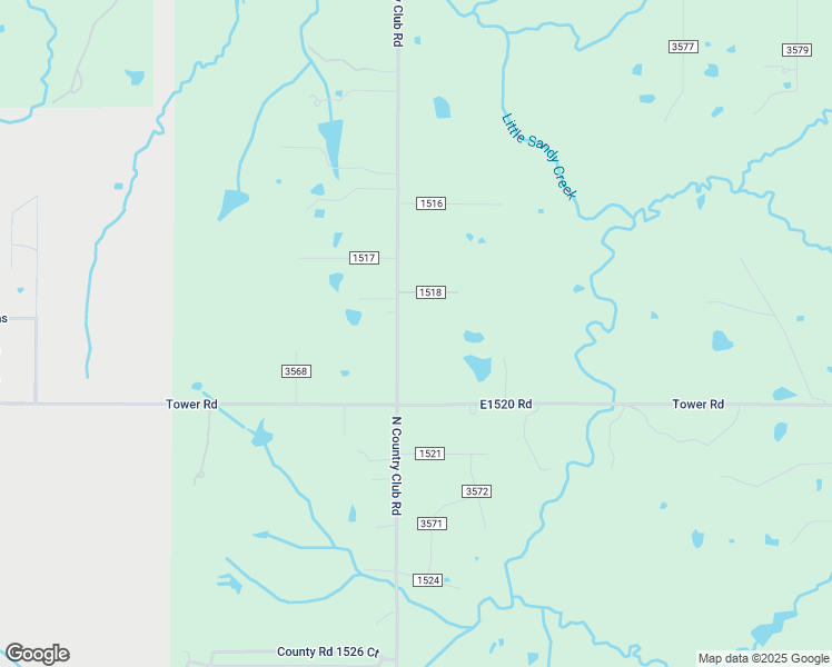 map of restaurants, bars, coffee shops, grocery stores, and more near 11822 County Road 3570 in Ada