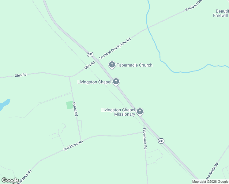 map of restaurants, bars, coffee shops, grocery stores, and more near 18246 Hamlet Road in Hamlet