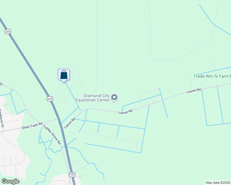 map of restaurants, bars, coffee shops, grocery stores, and more near 820 Laurel Road in Beaufort
